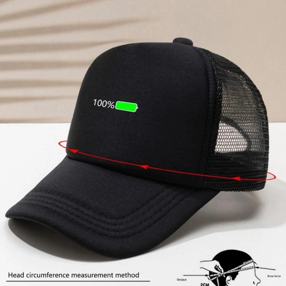 Men Letter Graphic Trucker Hat - Picture 4 of 4